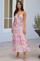 Tides Of Colour Midi Dress Print