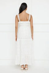 Springtime Sun Maxi Dress White