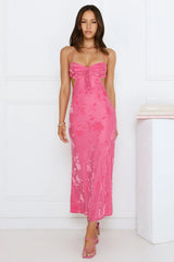 Twirl Into Fun Maxi Dress Pink