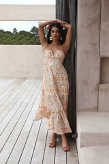 Summer in Paradise Maxi Dress orange
