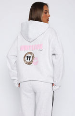 11th Street She's So Lucky Oversized Hoodie Leopard Splice