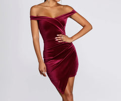 Stay Sweet Velvet Mini Dress
